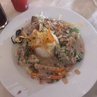 Vegetarian Gado Gado without eggs  at Aquasul in Tavira