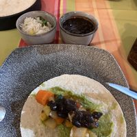 Veggie Fajitaas  at La Hacienda in Lanzarote