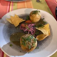 Vegan bomba  at La Hacienda in Lanzarote