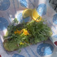 Avocado toast  at Patrona Coastal Café in St Petersburg