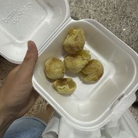 Vegan pao de quejo  at Bendito Ser in Santos