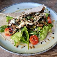Mushroom wrap. at Balance FitFood - Aveiro in Aveiro