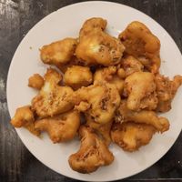 Crispy Buffalo Cauliflower at Loving Hut in Brooklyn
