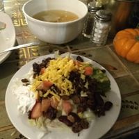 Vegan taco at Loving Hut in Brooklyn