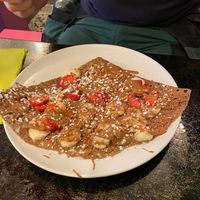 Buckwheat vegan crepe “James Cameron” biscoff flavour  at Culture Crêpes in Paris