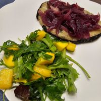 SWEET AND SOUR SWORDFISH PALERMO STYLE at In Cottura - Home Vegan Restaurant in Palermo