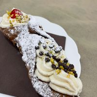 Vegan cannoli  at In Cottura - Home Vegan Restaurant in Palermo