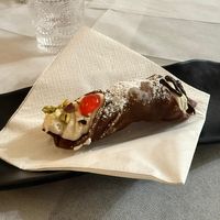 Cannolo vegano at In Cottura - Home Vegan Restaurant in Palermo