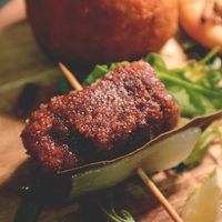 lo Spitino di finta carne dalla consistenza e dal ripieno siciliano vero buonissimo at In Cottura - Home Vegan Restaurant in Palermo