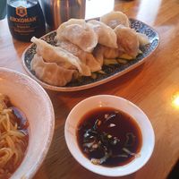 Vegan dumplings/gyoza at Åsö Noodles in Stockholm