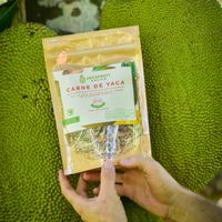 Dried green jackfruit at Jackfruit Mexico Farm in Chiquila