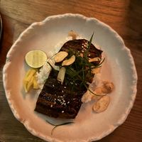 Vegan unagi  at Mostly in Mengwi