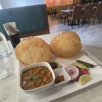  (chickpea dish) Chole bhature  at Honest in Chandler