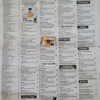 Menu page 2 at Cafe 63 in Yeppoon