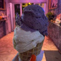 Blueberry pancake, sweet corn  at Cookman Creamery in Asbury Park