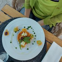 Süßkartoffelbowl at  ZeitGeist im Teichhaus in Bad Nauheim