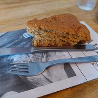 This time I was lucky to get one of the last portions of a vegan cake at Cafelito in Madrid