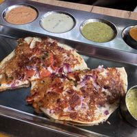tomato onion uthappam  at Krishna Vilas - Hoofddorp in Hoofddorp