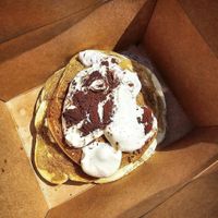 Tiramisu Pancakes at Oleum in Baltimore