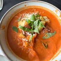 Tomato Bisque Soup at Oleum in Baltimore