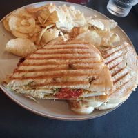Chick N Pesto Panini at Oleum in Baltimore