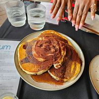 Tiramisu Pancakes at Oleum in Baltimore
