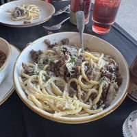 Miso Mushroom Bucatini  at Oleum in Baltimore