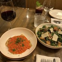 Ravioli and Caesar   at Oleum in Baltimore