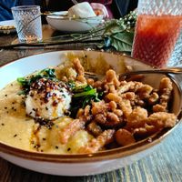 Breakfast polenta at Valentine's Day brunch at Oleum in Baltimore