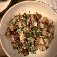 Harissa spices potatoes  at Oleum in Baltimore
