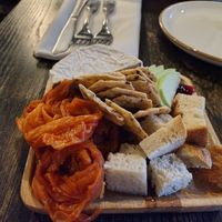 Jamon iberico with cashew camembert at Oleum in Baltimore