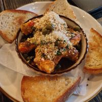 Marinated scampi at Oleum in Baltimore