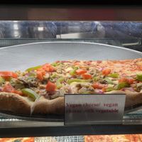 Available vegan pie for slices at iPizzaNY in New York City