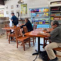 Inside pizza parlor at iPizzaNY in New York City