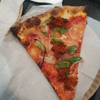 Beyond sauage pizza at iPizzaNY in New York City
