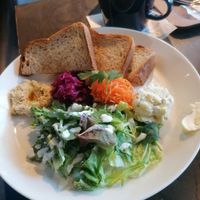Vegan deli plate at The City Bakery in Osaka