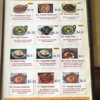 menu  at Curry Pot - TOul Kork Indian & Nepalese Restaurant in Phnom Penh