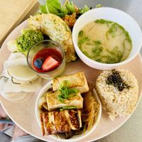 Autumn 2024 Vegan brunch set  at Hinata Cafe in Fremantle