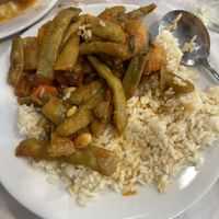 Rice and vegetables  at Fysa Roufa in Ioannina