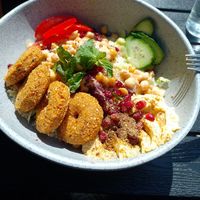Vegan falafel bowl 9,90 Euro 21.08.25 at Palmyra in Gottingen