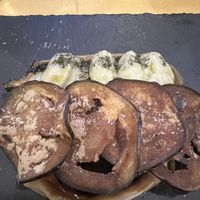 Vegan aubergine with misoo  at Arci Bellezza in Milan