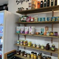 Vegan products at The Vegan Roll in Madrid