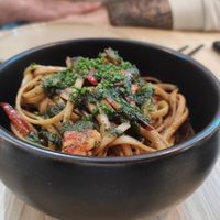 Yakisoba Noodles at The Vegan Roll in Madrid