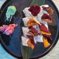 Green roll at The Vegan Roll in Madrid