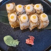 Sunset roll at The Vegan Roll in Madrid