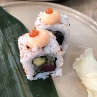 Sushi Spicy Tuna. at The Vegan Roll in Madrid