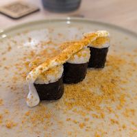 Starter plate it's on the house at The Vegan Roll in Madrid