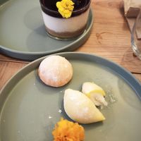 Postres at The Vegan Roll in Madrid