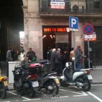 Busy on New Years Day 2013 at Wok to Walk in Barcelona