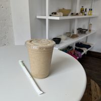 Vanilla Probiotic smoothie  at Lively in Brooklyn
